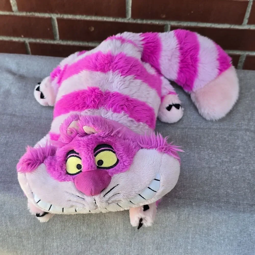 Disney Store Alice In Wonderland Cheshire Cat Medium Soft Toy Plush EUC